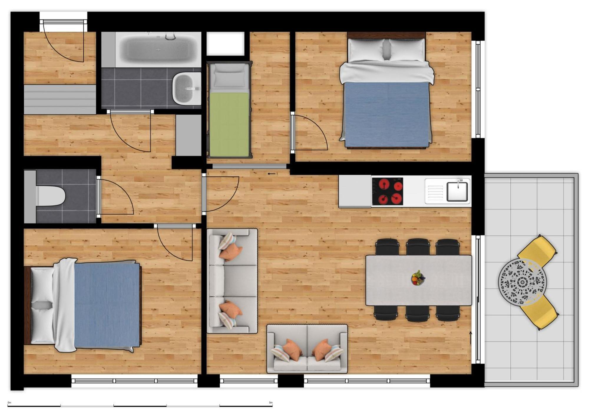 Holiday Suites Westende - 미들케르케 객실 사진