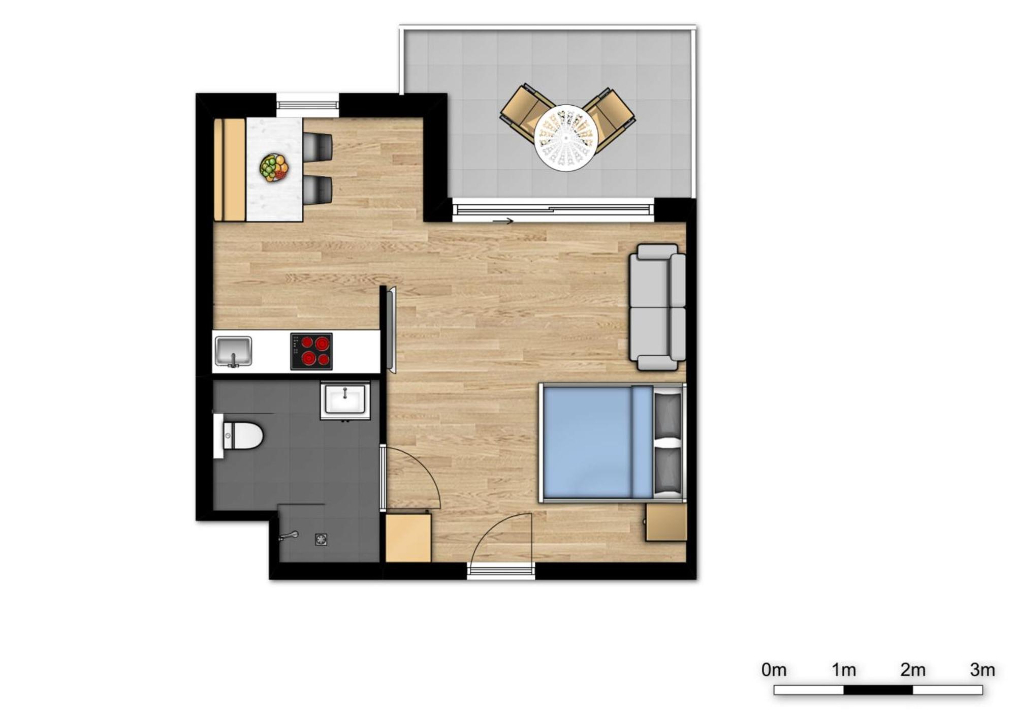 Holiday Suites Westende - 미들케르케 객실 사진